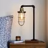 Dunelm Milas Pipe Black Industrial Table Lamp 1 Dunelm Milas Pipe Black Industrial Table Lamp -all lighting Sales Store 30624645