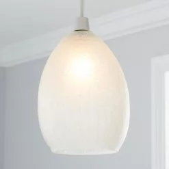 all lighting Sales Store 15 Dunelm Akola Crackle Glass Easy Fit Pendant