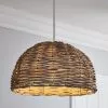 Dunelm Lari Split Weave Grey Easy Fit Pendant 2 Dunelm Lari Split Weave Grey Easy Fit Pendant -all lighting Sales Store 30625062