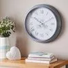 Dunelm Key 40cm Wall Clock Grey -all lighting Sales Store 30644818