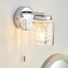 Dunelm Hylton Glass Bathroom Wall Light 1 Dunelm Hylton Glass Bathroom Wall Light -all lighting Sales Store 30647896