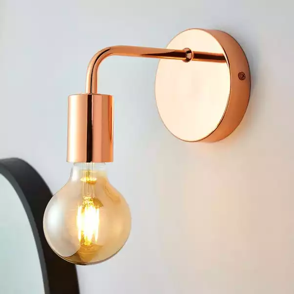Dunelm Adonis Copper Wall Light 3 Dunelm Adonis Copper Wall Light