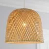Dunelm Leena Bamboo Easy Fit Pendant