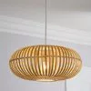 Dunelm Abrielle Bamboo Easy Fit Pendant -all lighting Sales Store 30669606