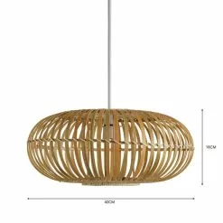 Dunelm Abrielle Bamboo Easy Fit Pendant -all lighting Sales Store 30669606 alt04