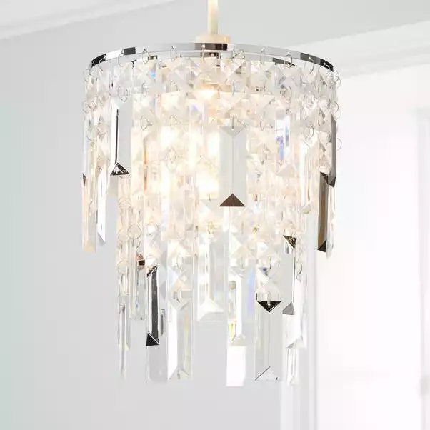 Dunelm Caressa Jewel Easy Fit Pendant 3 Dunelm Caressa Jewel Easy Fit Pendant