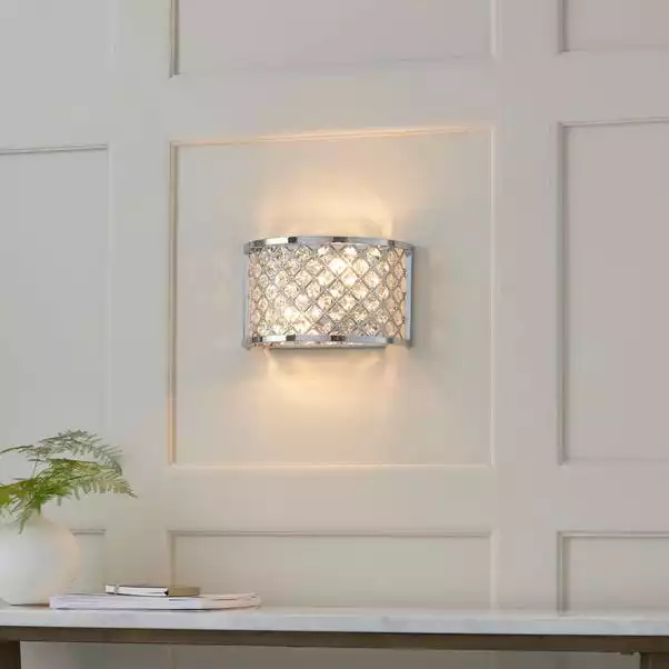 Vogue Lighting Vogue Hudson 2 Light Crystal Wall Light 2 Vogue Lighting Vogue Hudson 2 Light Crystal Wall Light