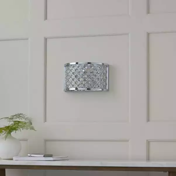Vogue Lighting Vogue Hudson 2 Light Crystal Wall Light 3 Vogue Lighting Vogue Hudson 2 Light Crystal Wall Light - Image 2