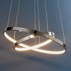 Vogue Lighting Vogue Kline 2 Light Integrated LED Hoops Ceiling Fitting 10 Vogue Lighting Vogue Kline 2 Light Integrated LED Hoops Ceiling Fitting -all lighting Sales Store 30671155 alt02