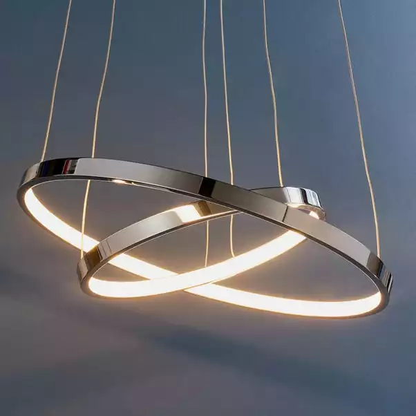 Vogue Lighting Vogue Kline 2 Light Integrated LED Hoops Ceiling Fitting 5 Vogue Lighting Vogue Kline 2 Light Integrated LED Hoops Ceiling Fitting - Image 3