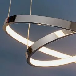 Vogue Lighting Vogue Kline 2 Light Integrated LED Hoops Ceiling Fitting 11 Vogue Lighting Vogue Kline 2 Light Integrated LED Hoops Ceiling Fitting -all lighting Sales Store 30671155 alt03