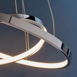 Vogue Lighting Vogue Kline 2 Light Integrated LED Hoops Ceiling Fitting 13 Vogue Lighting Vogue Kline 2 Light Integrated LED Hoops Ceiling Fitting -all lighting Sales Store 30671155 alt05
