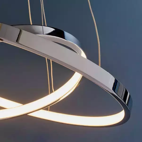 Vogue Lighting Vogue Kline 2 Light Integrated LED Hoops Ceiling Fitting 8 Vogue Lighting Vogue Kline 2 Light Integrated LED Hoops Ceiling Fitting - Image 6