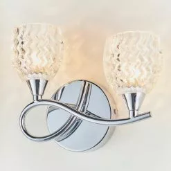 Vogue Lighting Vogue Boyer 2 Light Wall Light Chrome