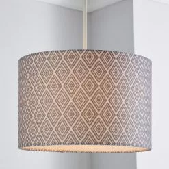 Dunelm Oslo Drum Lamp Shade 30cm Grey