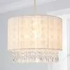 Dunelm Riah Jewel Shade Ivory Easy Fit Pendant 2 Dunelm Riah Jewel Shade Ivory Easy Fit Pendant -all lighting Sales Store 30671312