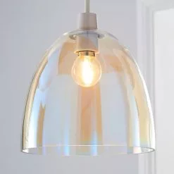 Dunelm Latisha Iridescent Easy Fit Pendant