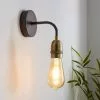 Dunelm Marsden Antique Brass Industrial Wall Light 2 Dunelm Marsden Antique Brass Industrial Wall Light -all lighting Sales Store 30671328