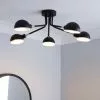 Elements Borr 5 Light Black Ceiling Fitting 2 Elements Borr 5 Light Black Ceiling Fitting -all lighting Sales Store 30671382