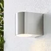 Dunelm Tam Down Lighter Steel Outdoor Wall Light