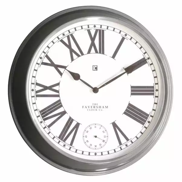 Cedar & Sage Kirby Clock Light Grey 52cm 3 Cedar & Sage Kirby Clock Light Grey 52cm