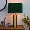 Dunelm Nesa Brushed Gold And Bottle Green Touch Table Lamp 1 Dunelm Nesa Brushed Gold And Bottle Green Touch Table Lamp -all lighting Sales Store 30674209