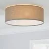 Dunelm Sara 38cm Grey Shade Flush Ceiling Fitting 1 Dunelm Sara 38cm Grey Shade Flush Ceiling Fitting -all lighting Sales Store 30674218