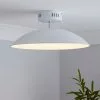 Dunelm Usk White Semi-Flush Ceiling Fitting 2 Dunelm Usk White Semi-Flush Ceiling Fitting -all lighting Sales Store 30674230