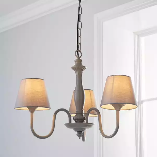 Dunelm Tofty 3 Light Grey Ceiling Fitting 3 Dunelm Tofty 3 Light Grey Ceiling Fitting