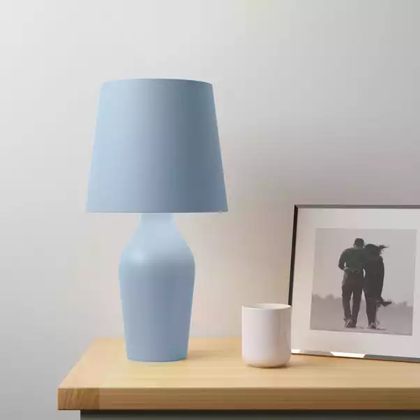 Dunelm Ava Stoneware Ashley Blue Table Lamp 3 Dunelm Ava Stoneware Ashley Blue Table Lamp