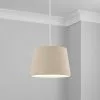 Dunelm Luna Linen Lamp Shade Humus 1 Dunelm Luna Linen Lamp Shade Humus -all lighting Sales Store 30681595