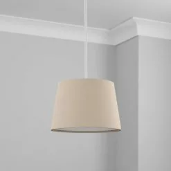 Dunelm Luna Linen Lamp Shade Humus 8 Dunelm Luna Linen Lamp Shade Humus -all lighting Sales Store 30681595 alt01