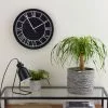 Dunelm Contemporary Black Clock 39cm 2 Dunelm Contemporary Black Clock 39cm -all lighting Sales Store 30688476