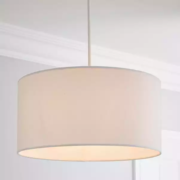 Dunelm Sara 40cm Shallow Drum Shade 3 Dunelm Sara 40cm Shallow Drum Shade
