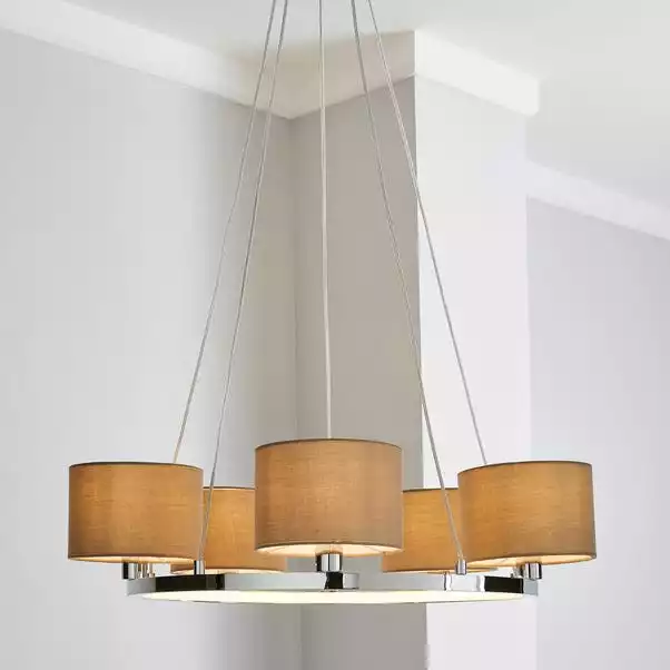 Dunelm Talinn Dual Lit Integrated LED Ceiling Fitting 3 Dunelm Talinn Dual Lit Integrated LED Ceiling Fitting