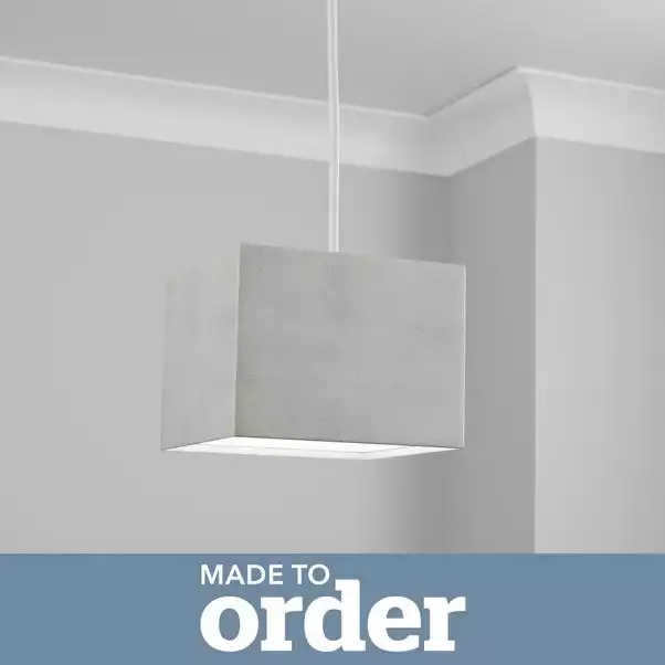 Dunelm Made To Order Square Shade 3 Dunelm Made To Order Square Shade