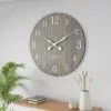 Dunelm Grey Distressed Wooden 80cm Clock -all lighting Sales Store 30712460
