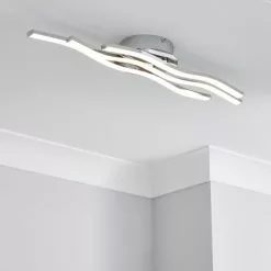 Dunelm Ripple Integrated LED Bathroom Ceiling Fitting