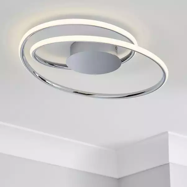 Dunelm Langdon 2 Light Integrated LED Bathroom Ceiling Fitting 3 Dunelm Langdon 2 Light Integrated LED Bathroom Ceiling Fitting