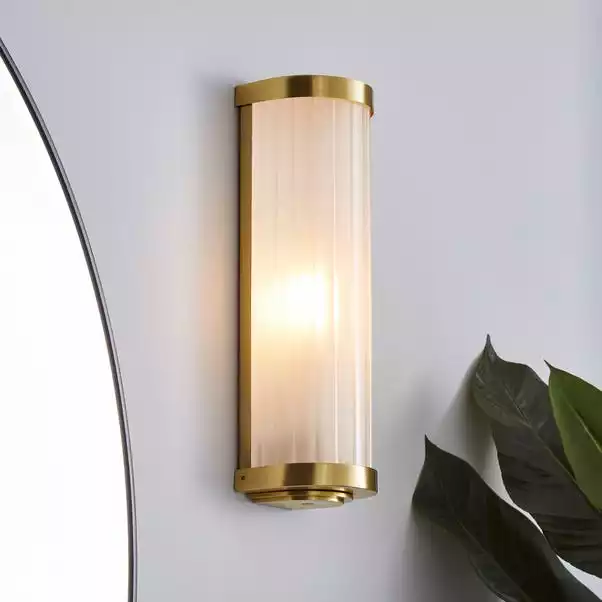 Dunelm Ripon Bathroom Wall Light Brushed Gold 3 Dunelm Ripon Bathroom Wall Light Brushed Gold