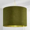 Dunelm Moss Green Santos Velvet Corduroy Shade 2 Dunelm Moss Green Santos Velvet Corduroy Shade -all lighting Sales Store 30713643