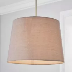 Dunelm Mariah Faux Silk 30cm Slight Tapered Lamp Shade