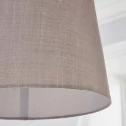 Dunelm Mariah Faux Silk 30cm Slight Tapered Lamp Shade -all lighting Sales Store 30713661 alt02