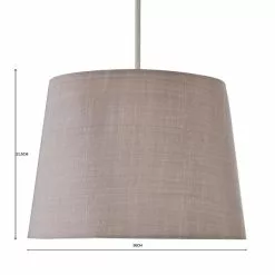 Dunelm Mariah Faux Silk 30cm Slight Tapered Lamp Shade -all lighting Sales Store 30713661 alt07