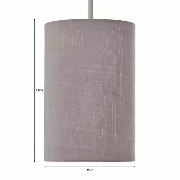 Dunelm Mariah Faux Silk 15cm Cylinder Lamp Shade 7 Dunelm Mariah Faux Silk 15cm Cylinder Lamp Shade - Image 5