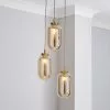 Dunelm Safi Mesh Detail 3 Cluster Ceiling Fitting Antique Brass -all lighting Sales Store 30713718