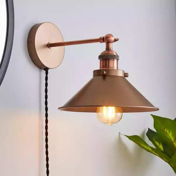 Dunelm Logan Plug-in Wall Light 3 Dunelm Logan Plug-in Wall Light