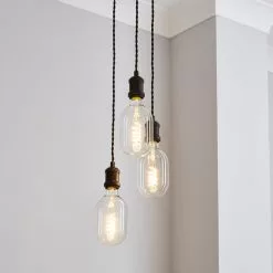 Dunelm Charlie 3 Light Cluster Flex Fitting