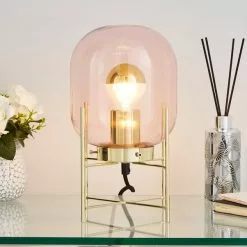Elements Dayo Table Lamp Pink