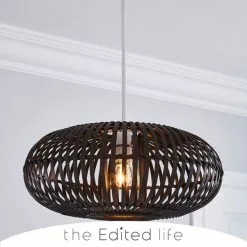 The Edited Life Abrielle Easy Fit Black Pendant